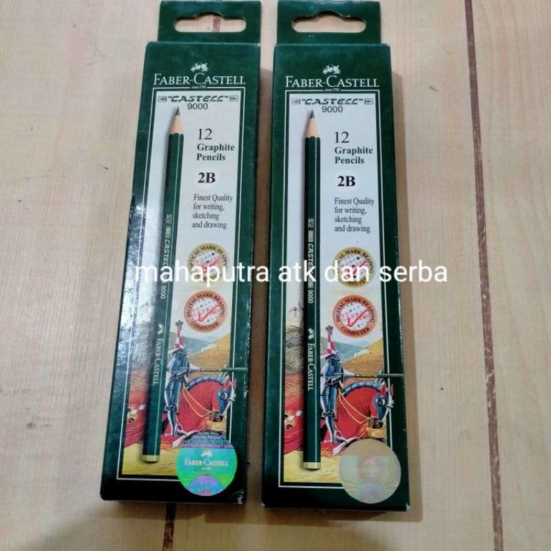 

1 Lusin isi 12 Pensil Ujian 2B Pensil Faber Castell 2000 Murah GROSIR/ Pensil 2B ORIGINAL