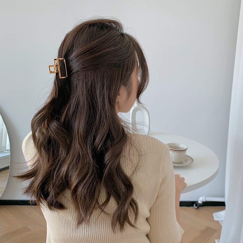 24 Gaya Jepit Rambut Bentuk Geometris Aksen Mutiara Imitasi Bahan Logam Untuk Wanita