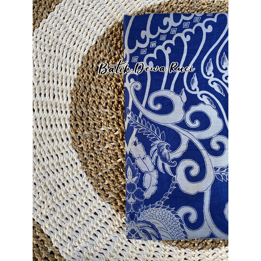 KAIN BATIK NAVY GURDO TRESNO KATUN HALUS DAN TEBAL HIGH QUALITY