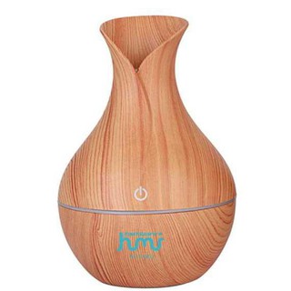 (BISA COD) Taffware Ultrasonic Humidifier Aroma Essential Oil 130ml Humi M137902 [Light Wood]