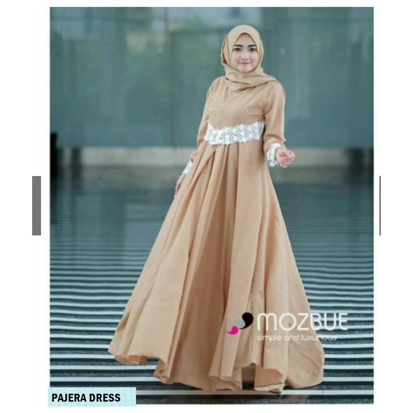 Nasa-shop - Pajera Dress | Gamis Kasual Kondangan Fashion Wanita Muslimah Syari Terbaru Pesta