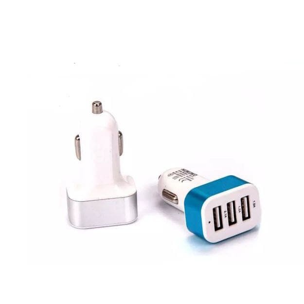 CHARGER MOBIL PORT USB CAR CHARGER CASAN 3 IN 1