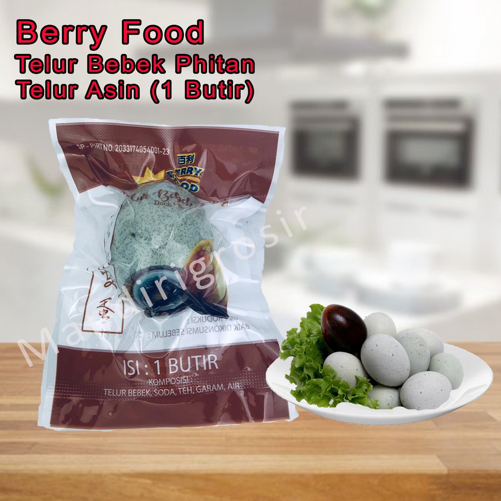 Telur Bebek Phitan *Berry Food * Telur Asin * 1 butir