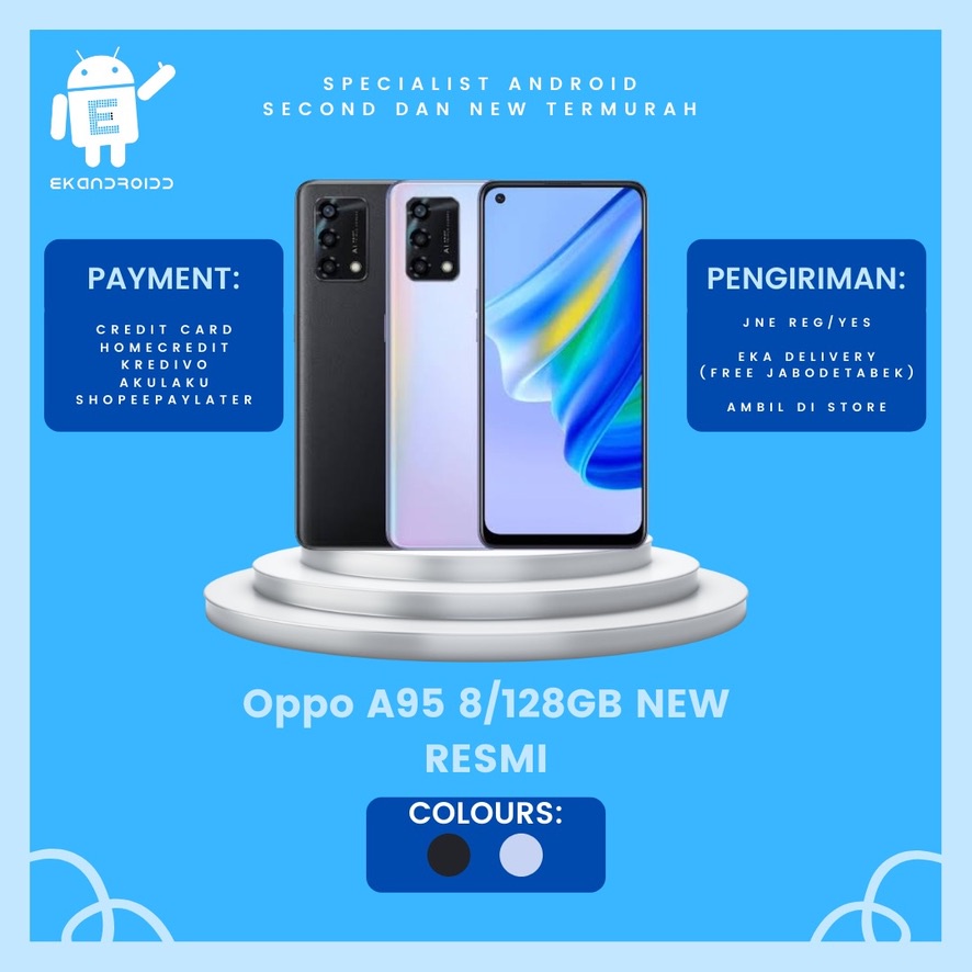OPPO A95 8/128GB NEW RESMI