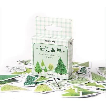 Label Sticker - Energetic Forest (45pcs)