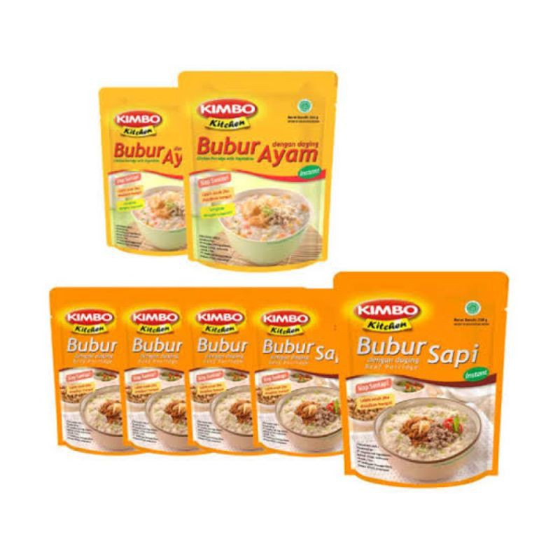 

food Kimbo Kitchen bubur instan ayam / sapi 250gr