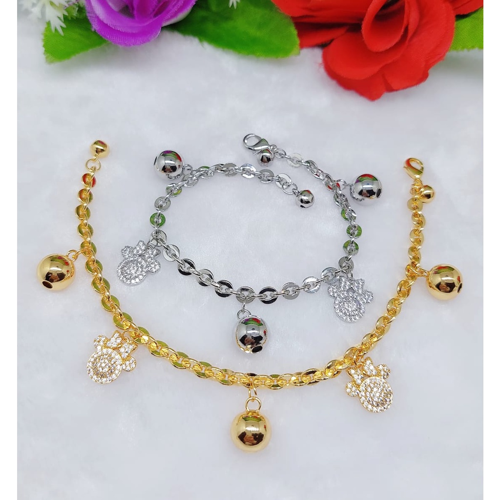 Xuping gelang  mata full lapis emas 662