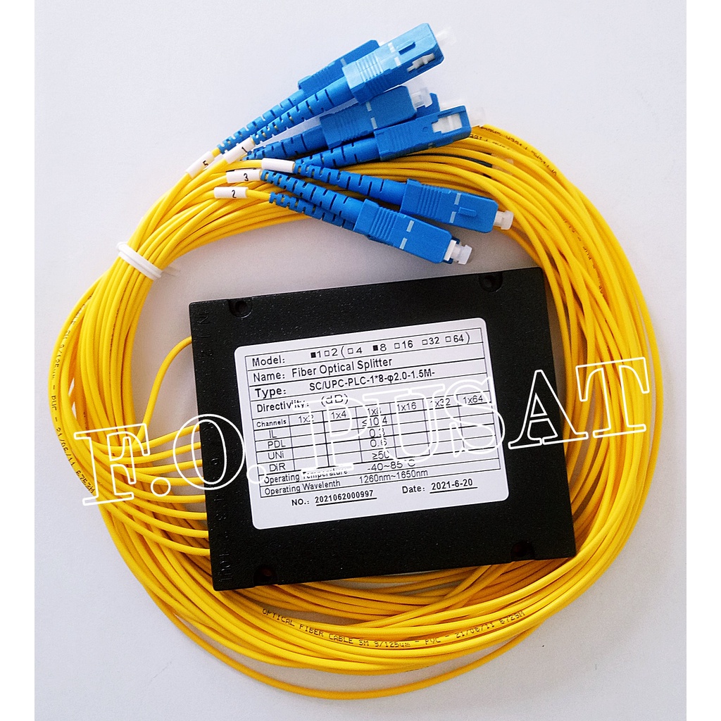 Passive splitter fiber optic MODULAR SC - UPC-MODULAR