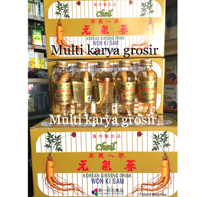 

minuman ginseng Korea won Ki Sam korean ginseng drink
