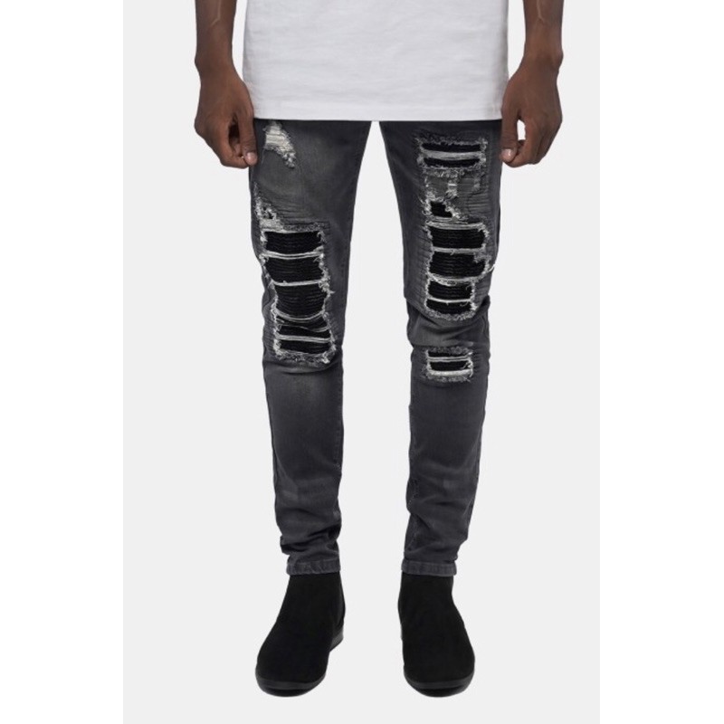 RUCAS Graphite Biker Jeans 30