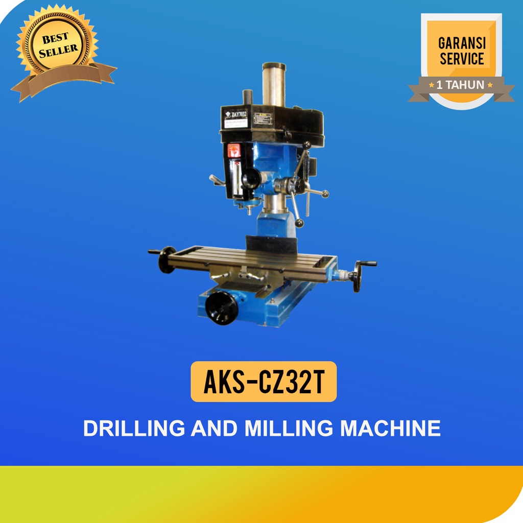 Mesin Bor Duduk 40x33x44cm Drilling Milling Machine 32 mm Importir - CZ32T