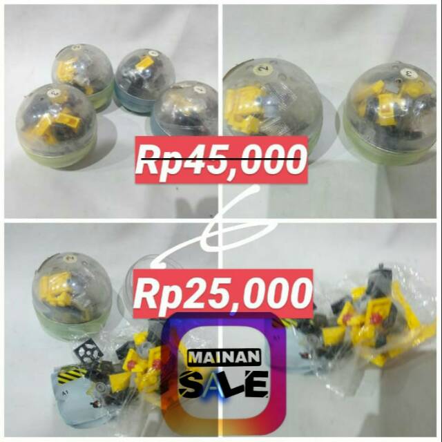 Mainan lego bola kekinian