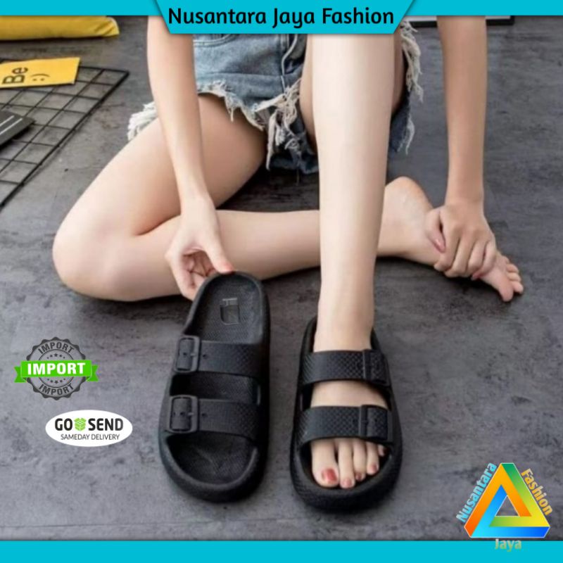 Sandal Selop Pria Wanita UNISEX Jelly Import Ban 2 1988-F0