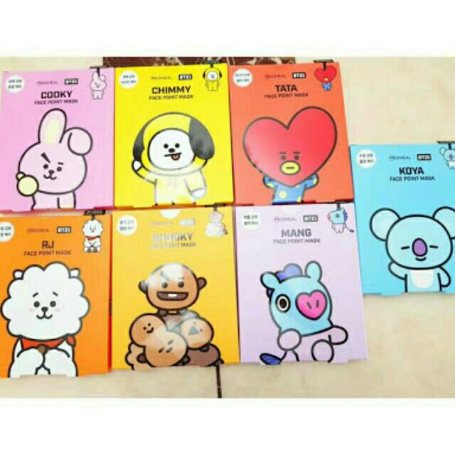 Download Mediheal X Bt21 Face Point Mask Readystock Bts Shopee Indonesia PSD Mockup Templates