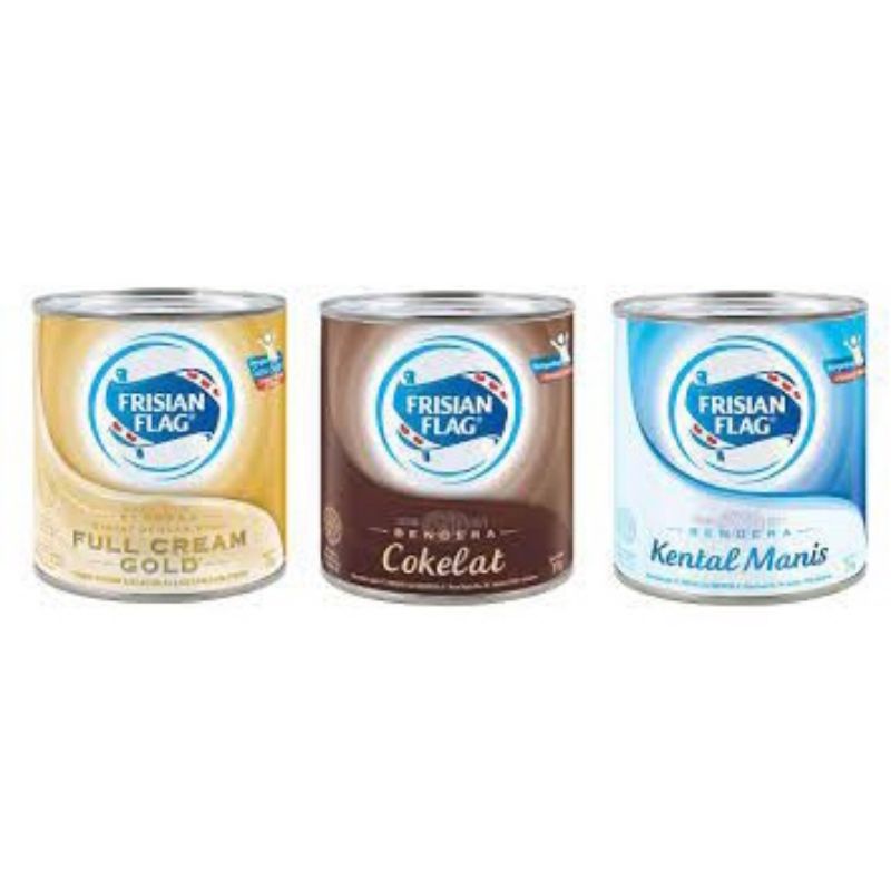 

Termurah Susu Kental Manis Frisian Flag kaleng 370gr Coklat / Gold