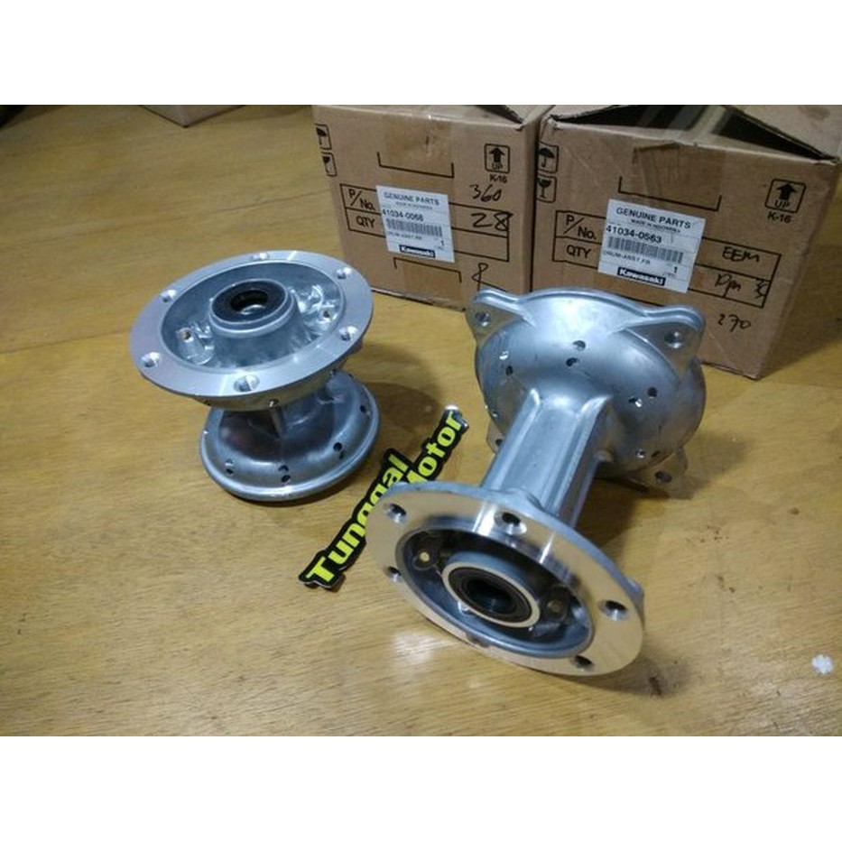 Tromol Klx bf  L ruji hole 36 set ori depan belakang