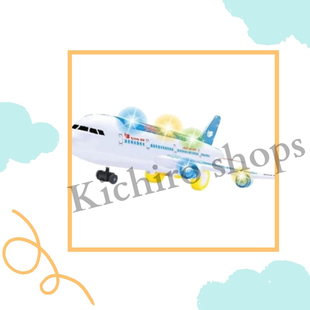 Mainan Pesawat Terbang Airplane Garuda & Lion Air - Kichiro Shops