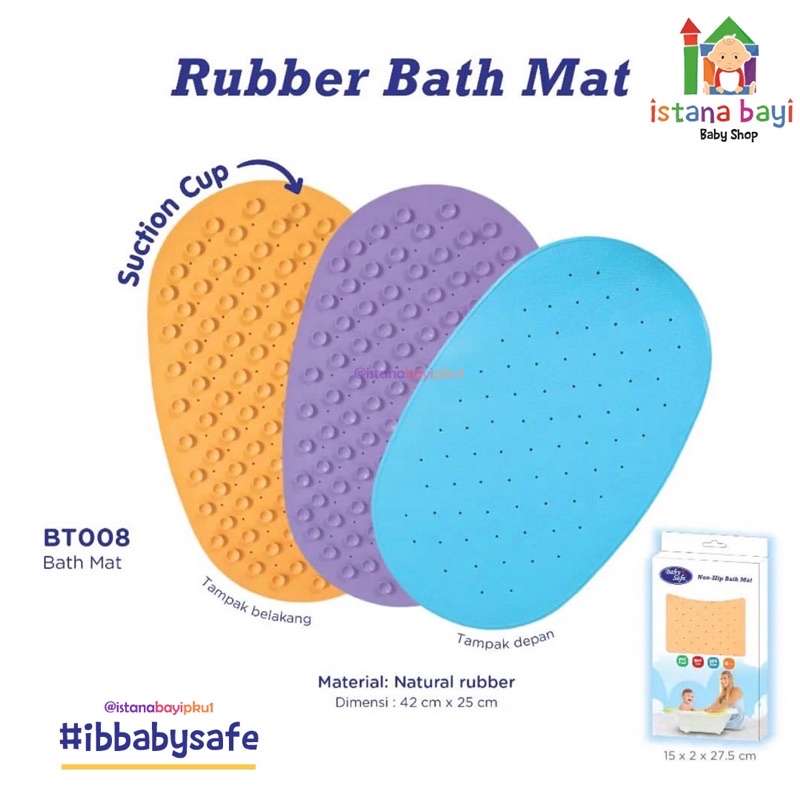 Baby Safe Non Slip Baby Bath Math BT008