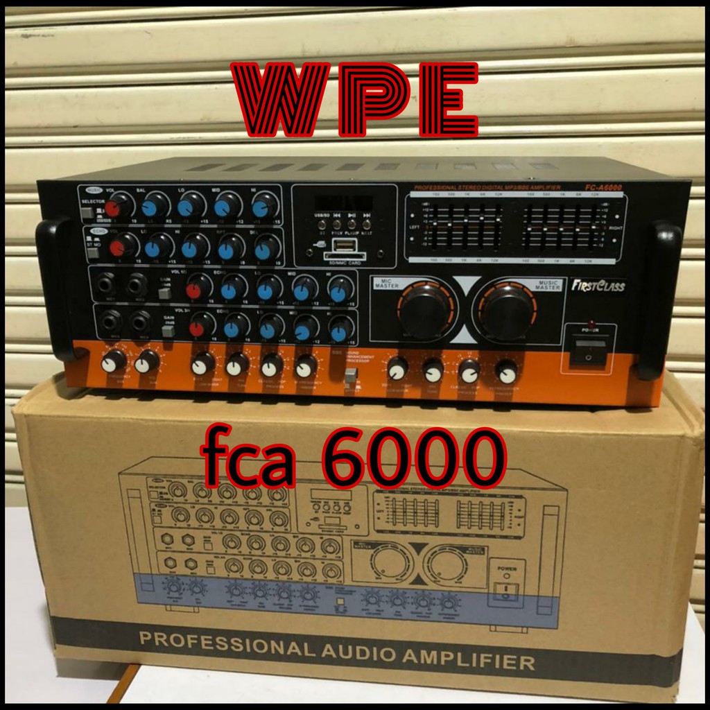 amplifier firstclass 4 channel fc a6000 firstclass fca6000