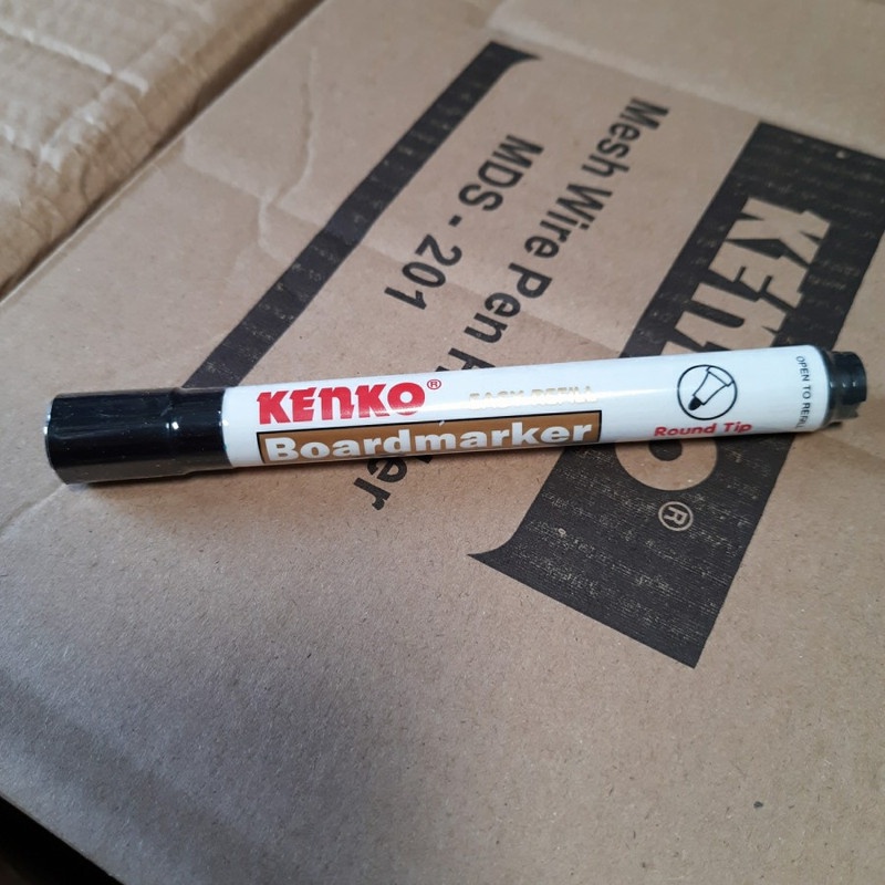 

Spidol White Board Kenko WM-100 Whiteboard Boardmarker Hitam - 1 Buah