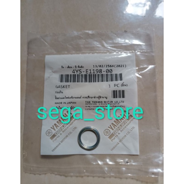 ring gasket pembuangan oli mesin yamaha scorpio jupiter z original YGP 4YS-E1198-00
