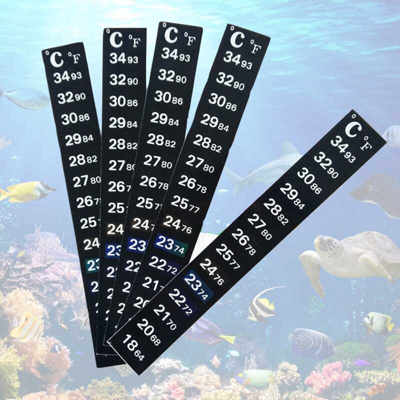 Stiker Termometer Pengukur Suhu Aquarium Temperature / Temperature Termometer Stiker Suhu Air Aquarium Ruangan / Termometer Aquarium Tempel Digital Lcd Celup Mini Terbaik Waterproof / Alat Pengukur Suhu Air Tempel Anti Air Akurat Murah Original