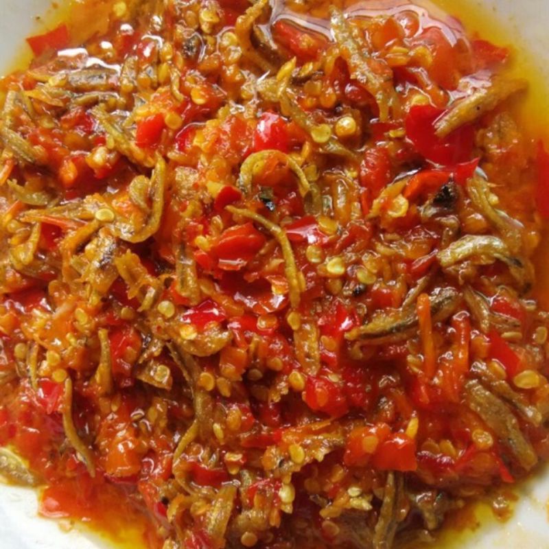 

Sambal Teri Medan enak lezat