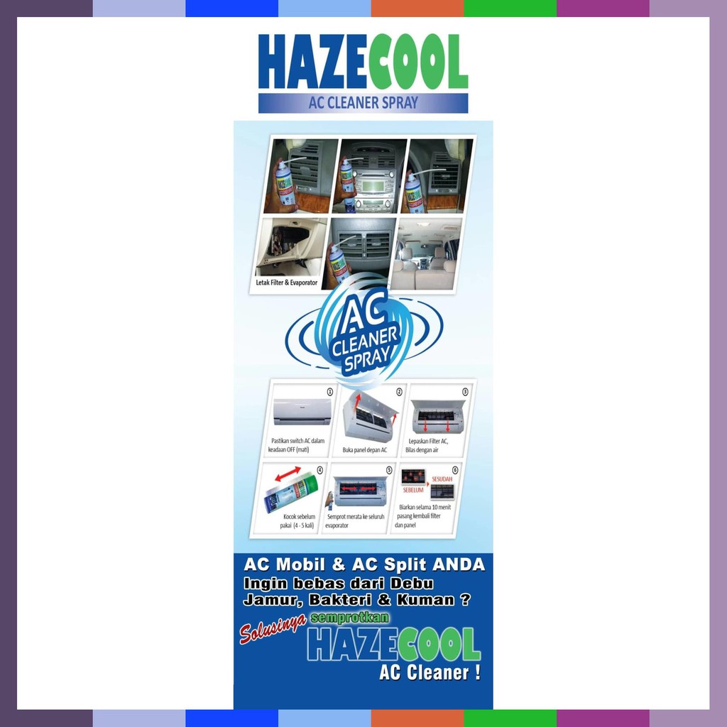 Hazecool Ac Cleaner Pembersih Ac Split & Ac Mobil
