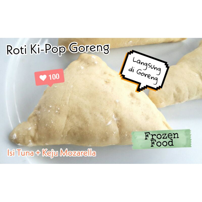 Roti Ki-Pop Goreng |Frozen Food| + Isi (Varian)