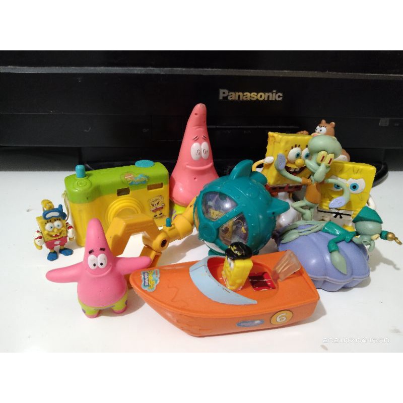 lot8E take all seri Spongebob Squarepants dkk paling dicari hadiah happymeal McD KFC mainan anak