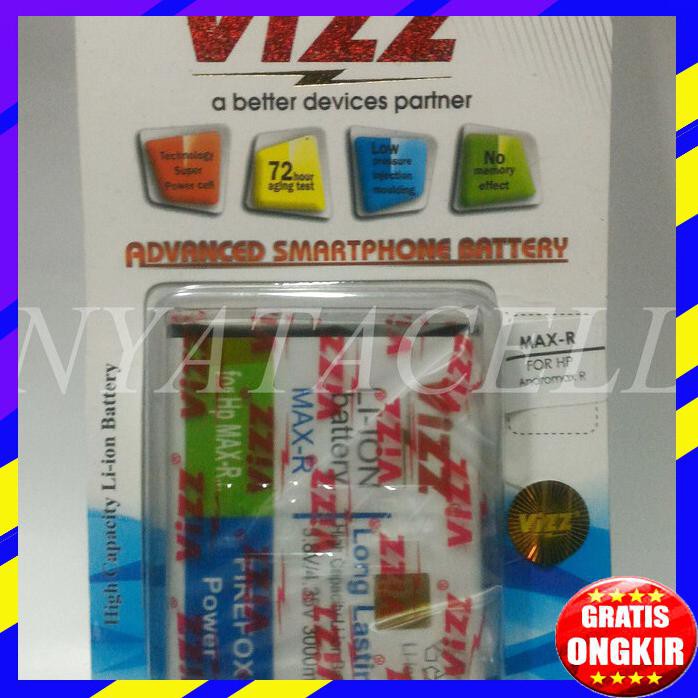 ACC HP ANDROMAX R 3000MAH BATERAI VIZZ DOUBLE POWER SMARTFREN MAX 4G