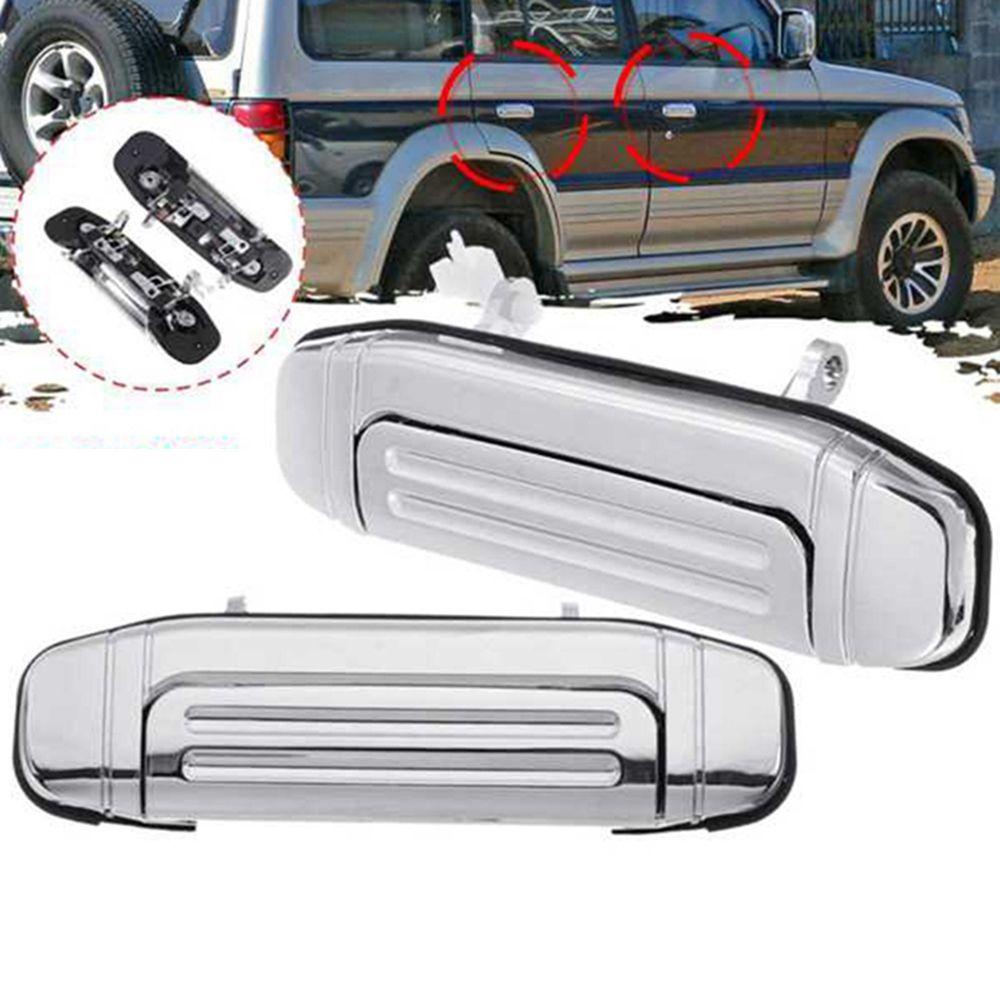 Preva 2pcs/set Handle Pintu Eksterior Pemasangan Mudah Pegangan Alat Otomatis Mobil