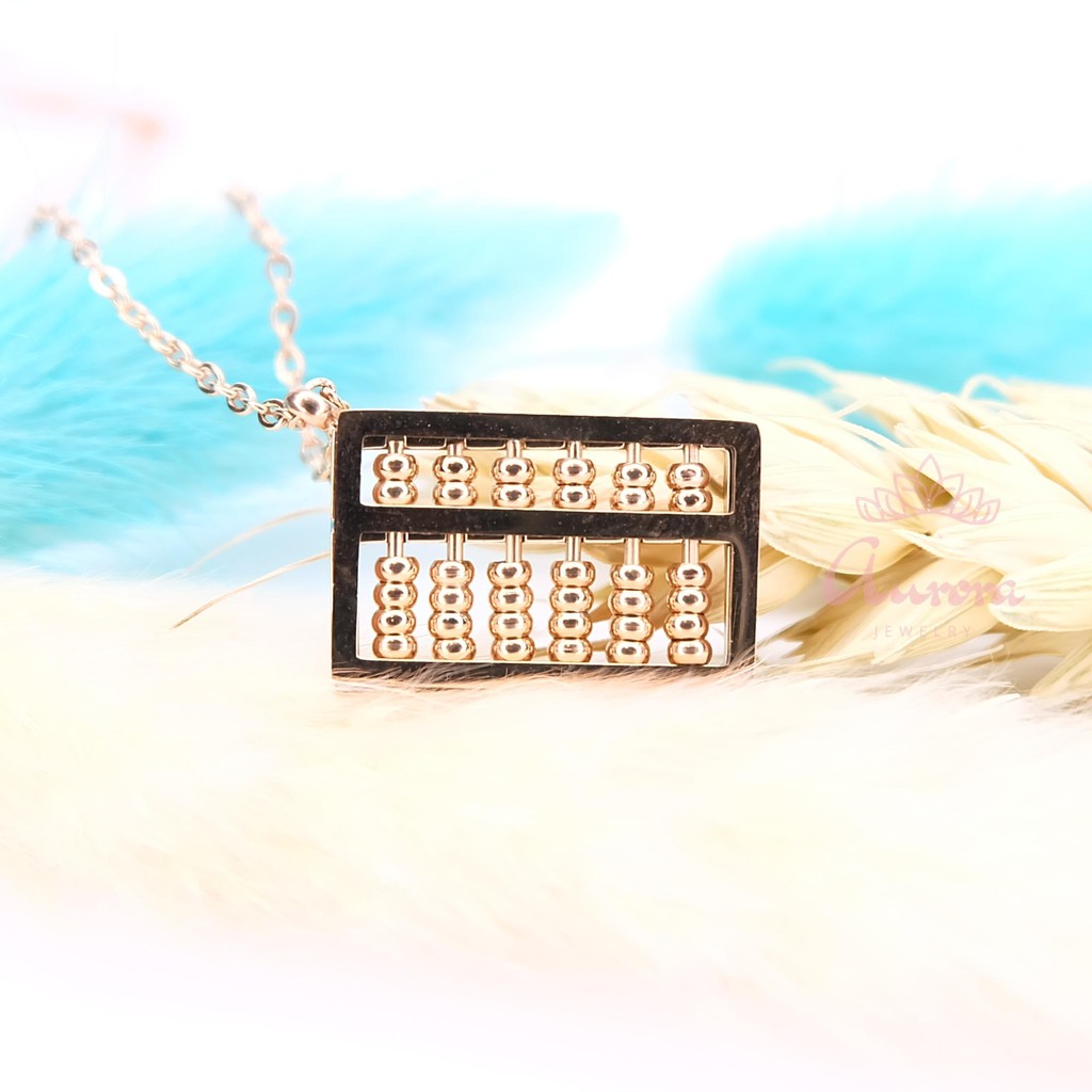 Kalung Gold Abacus N26 by Aurora Jewelry®