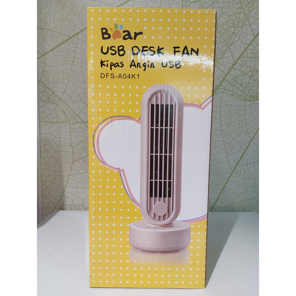 KIPAS ANGIN USB PORTABLE 7.5W / KIPAS ANGIN MEJA / PINK/GREEN