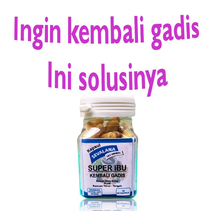 

Jamu Wanita Kembali Gadis SEVALANA 50 Kapsul
