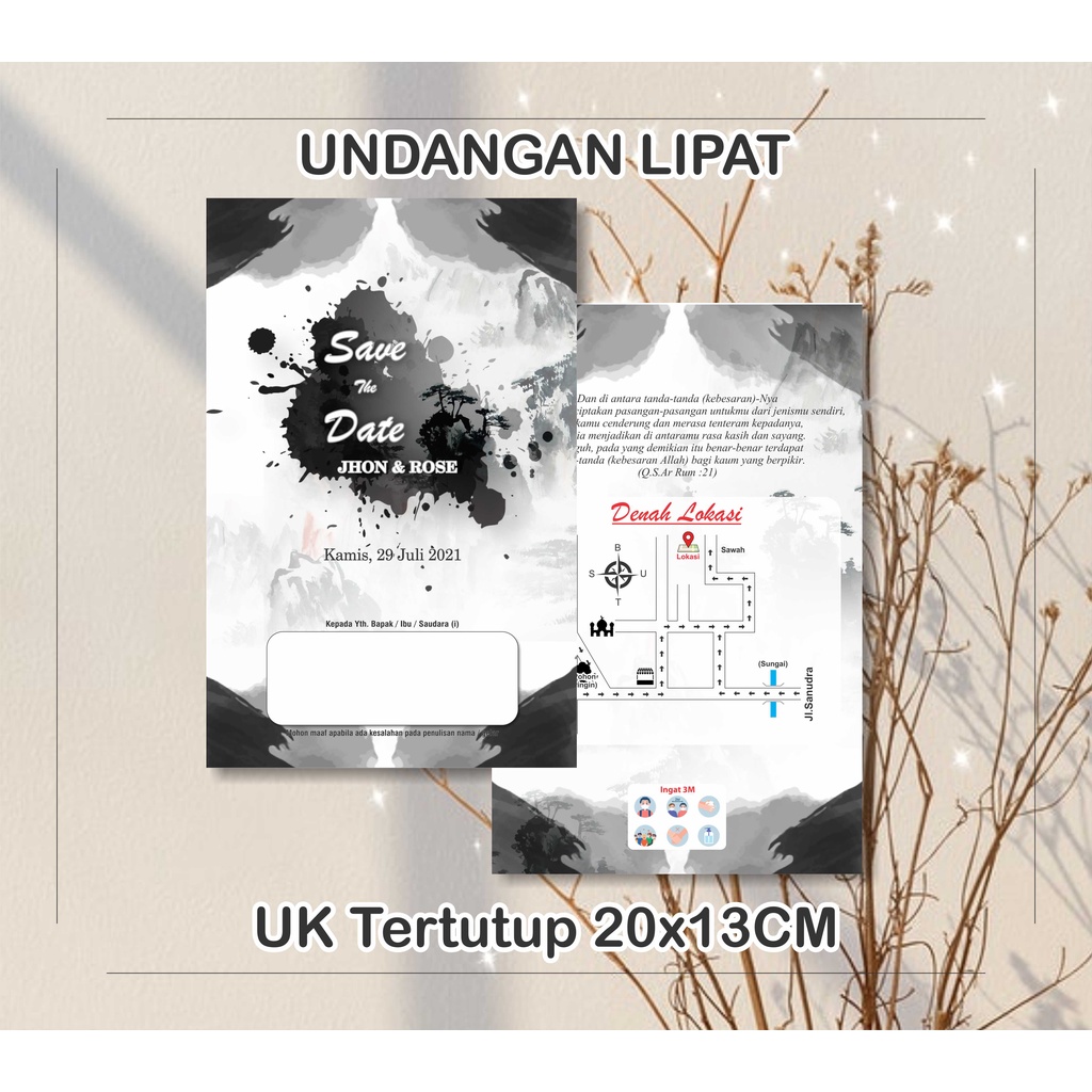 

Undangan Nikah Lipat B