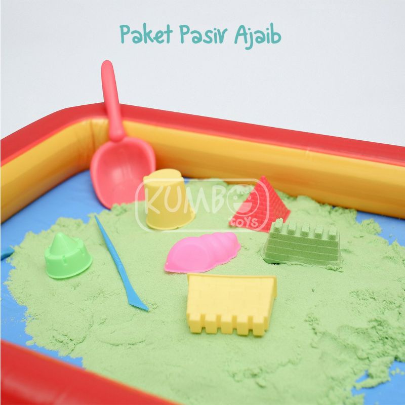Paket Pasir Ajaib 1kg Magic Sand Sensory Montessori Play