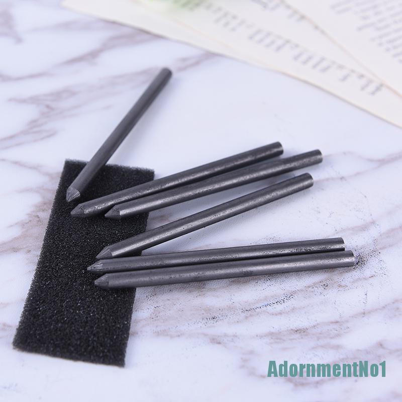 (AdornmentNo1) 6pcs / 1 Holder Pensil Mekanikal 5.6mm HB 2B 4B 6B 8B