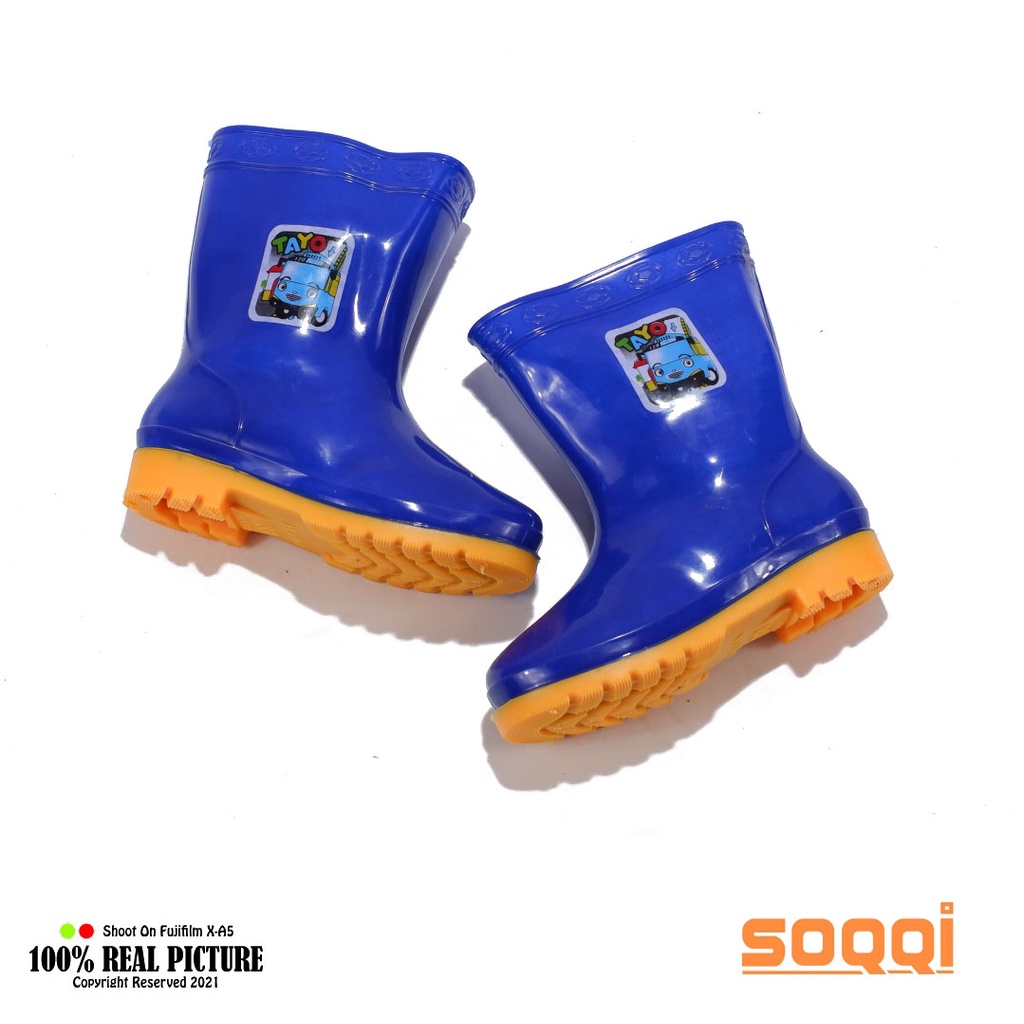 Sepatu boots air anak cewek cowok karet jelly original bots anak-anak laki perempuan balita untuk hujan tahan air lentur gambar kartun import branded umur 7-10 tahun 228 K 328 T promo keren cod murah 31-35
