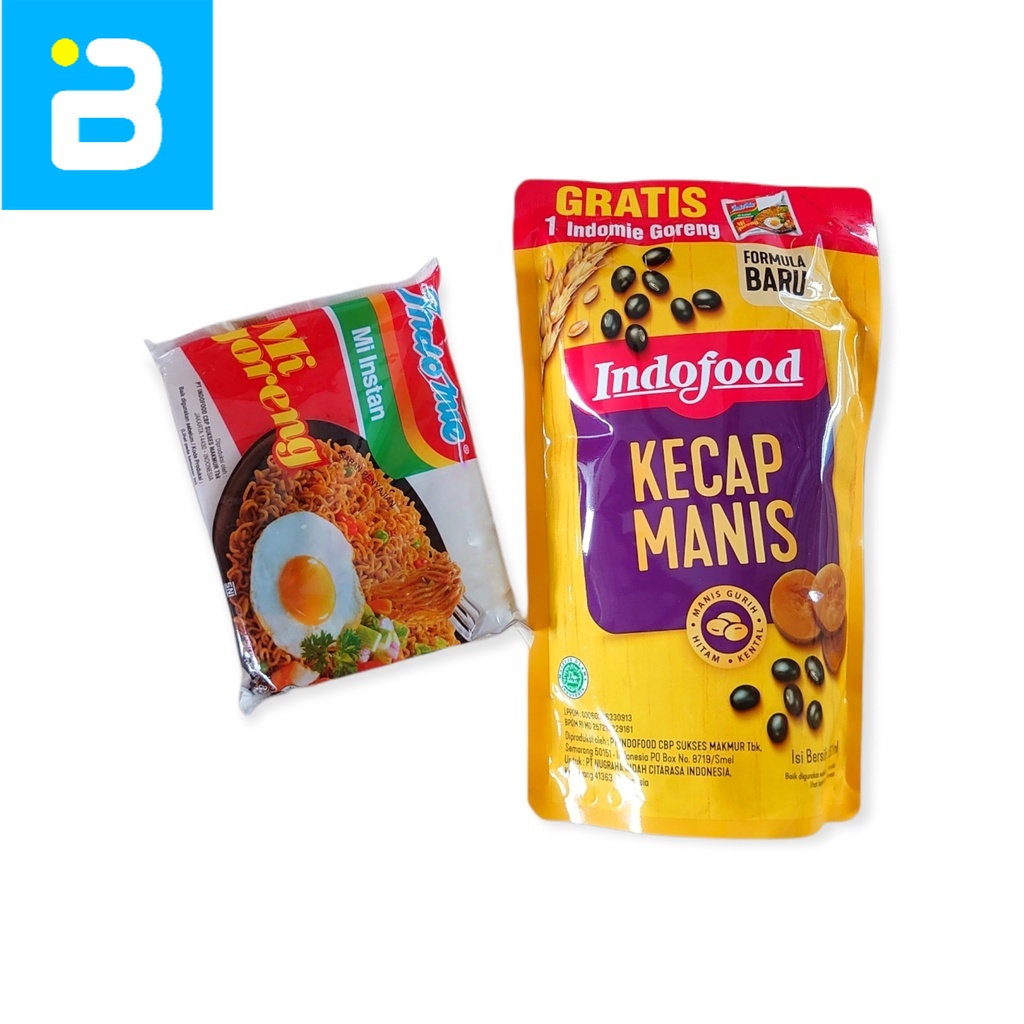 

Kecap Manis Indofood Pouch 520 ML (Free Indomie Goreng)