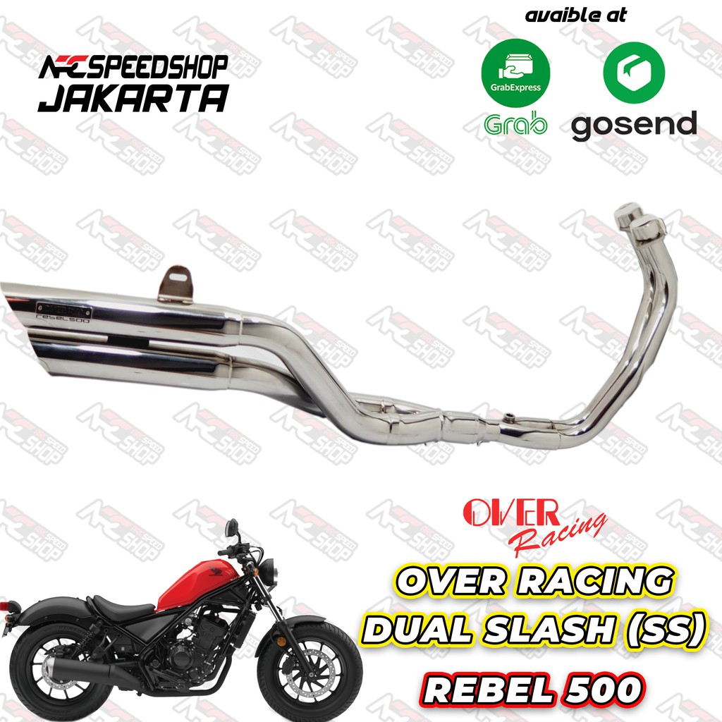 Knalpot Over Racing CMX Honda Rebel 500 CMX500 Rebel500