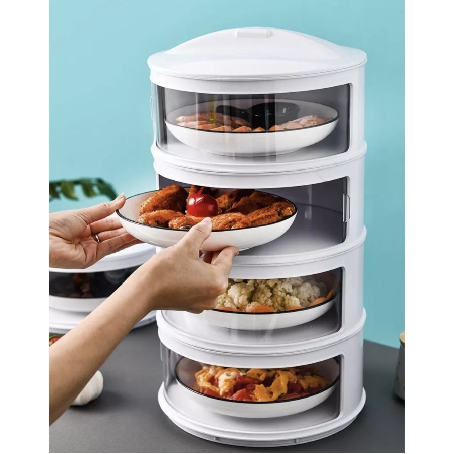 Tudung Saji Susun / Penutup Makanan Susun / Rak Makanan