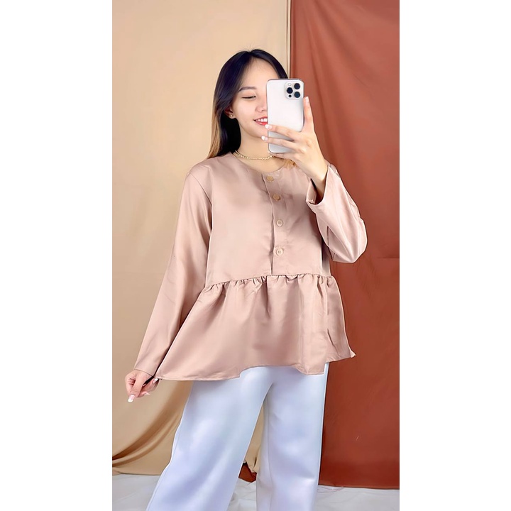 [12.12] RX FASHION - GIZA BLOUSE / ATASAN WANITA