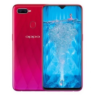 HP OPPO Smartphone type F9 RAM 6/128 GB murah GARANSI 1 TAHUN-SUNRISE RED