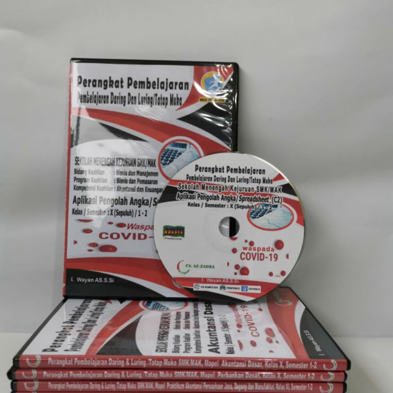 Cd rpp k13 versi 1 lembar daring luring SMK mapel Aplikasi Pengolahan angka Spreadsheet C2 revisi