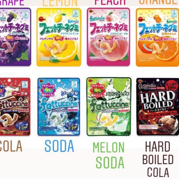 

*Promo* ➚ Fettucine Gummi 50gr- Gummy Japan Bourbon Snack ベ Terkini