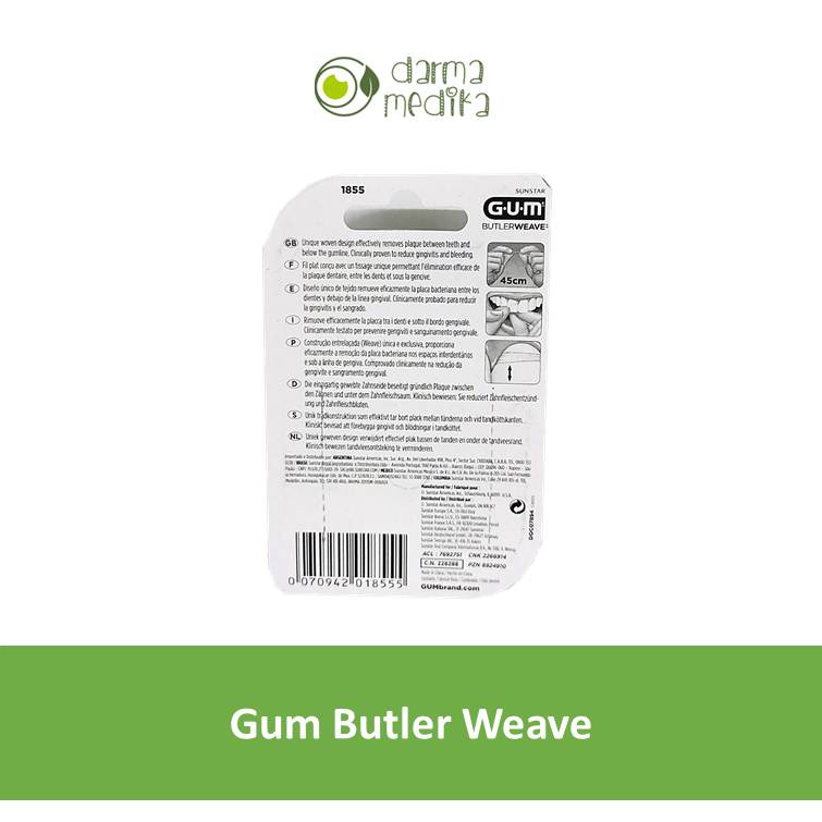 GUM Dental Floss Butlerweave 55 meter