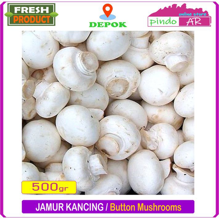 

JAMUR KANCING SEGAR / MUSHROOM FRESH / CHAMPIGNON SEGAR 250 GRAM