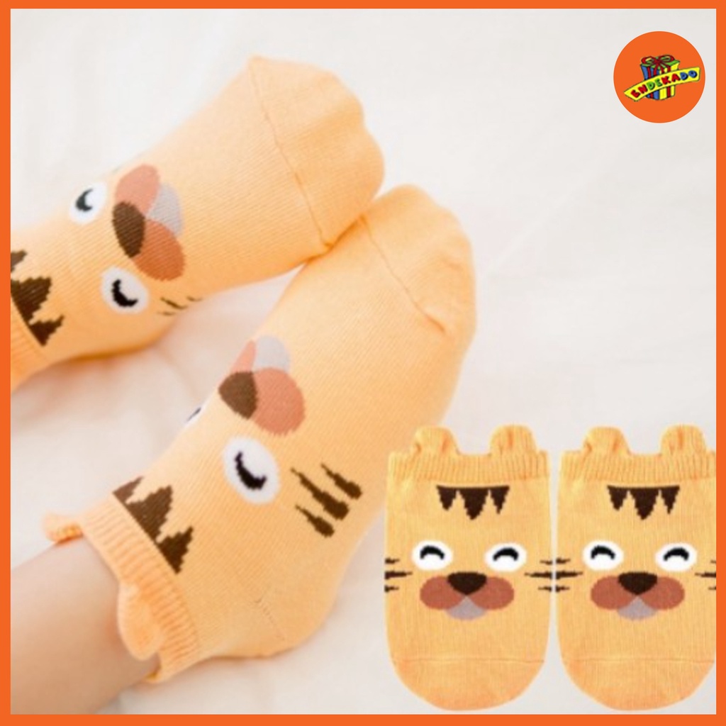 MAKASSAR! KAOS KAKI ANAK BAYI CUTE ANIMAL 3D IMPOR - Kaos Kaki Murah