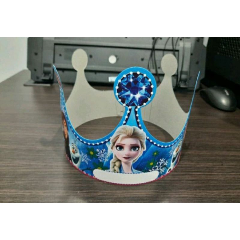 mahkota ulang tahun / topi ulang tahun isi 10